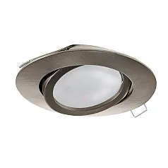 купить 31688 Светодиодный встраиваемый светильник TEDO, 1x5W (GU10), ?80, литой алюминий, никель матовый в Краснодаре
