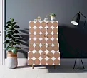 Комод высокий "Бербер (Berber)" принт 17 арт BB10/Print_17 №1
