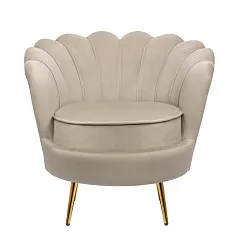 купить красивое Низкое кресло ракушка Pearl Taupe в Краснодаре