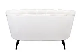 Диван ракушка Pearl Double Beige на черных ножках №3