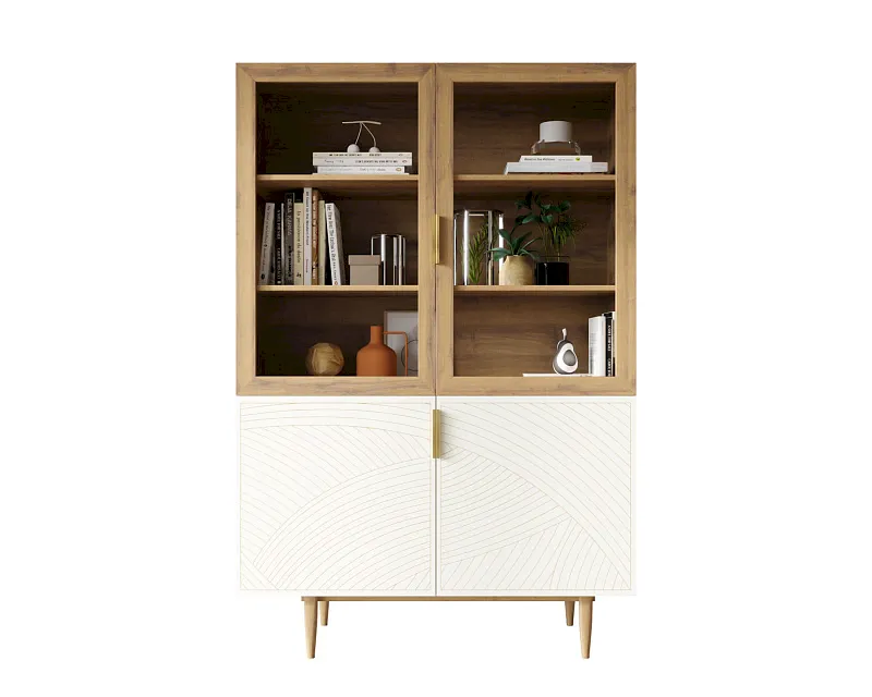 Буфет с двумя дверками "Лайн (Line)" LN11/GR1/beige в Краснодаре Буфет с двумя дверками "Лайн (Line)" LN11/GR1/beige