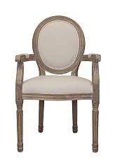 заказать Мягкий стул с подлокотниками Volker Arm Beige в интернет-магазине в Краснодаре