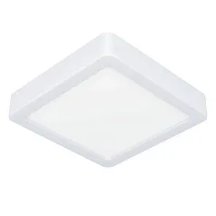 заказать 900589 Накладной светильник диммируемый FUEVA 5, 11W (LED), 3000K, L160, B160, H28, сталь, белый / пластик, белый в интернет-магазине в Краснодаре