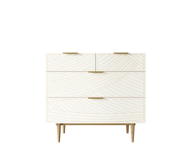 Комод с четыремя ящиками "Лайн (Line)" LN14/GR1/beige в Краснодаре Комод с четыремя ящиками "Лайн (Line)" LN14/GR1/beige