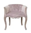 Низкое кресло ретро Kandy Pink Velvet №0 в Краснодаре