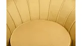 Кресло с пуфом ракушка Pearl Yellow №4 в Краснодаре