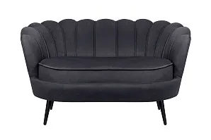 купить Дизайнерский диван Pearl Double Black на черных ножках в интернет-магазине в Краснодаре