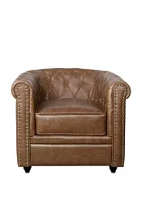 купить красивое Кожаное кресло Karo Brown leather в интернет-магазине в Краснодаре