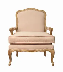 фото Мягкое полукресло с подлокотниками Nitro Beige Velvet в Краснодаре