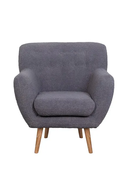 Низкое кресло Fuller Grey Boucle в Краснодаре Низкое кресло Fuller Grey Boucle