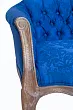 Низкое кресло ретро Kandy Blue №4