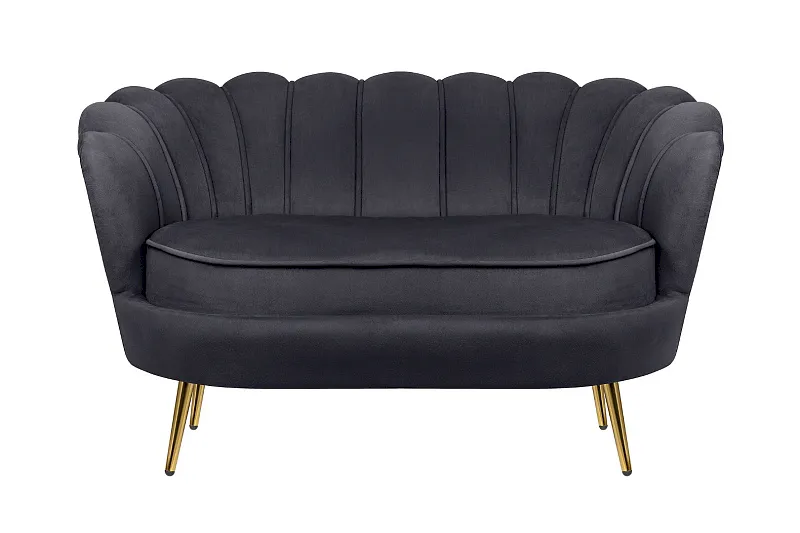 Дизайнерский двухместный диван Pearl Double Black