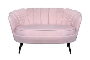 купить Диван ракушка Pearl Double Pink на черных ножках в Краснодаре