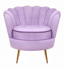 стильное Низкое кресло ракушка Pearl Purple в Краснодаре