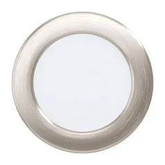 фото 99153 Светодиодный встраиваемый светильник FUEVA 5, 5,5W (LED), ?117, ET26, 700lm, 4000K, сталь, никель ма в интерьере в Краснодаре