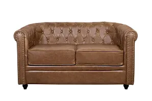 фото Кожаный диван лофт Karo Brown leather 2S в Краснодаре
