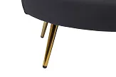 Дизайнерский двухместный диван Pearl Double Black №6