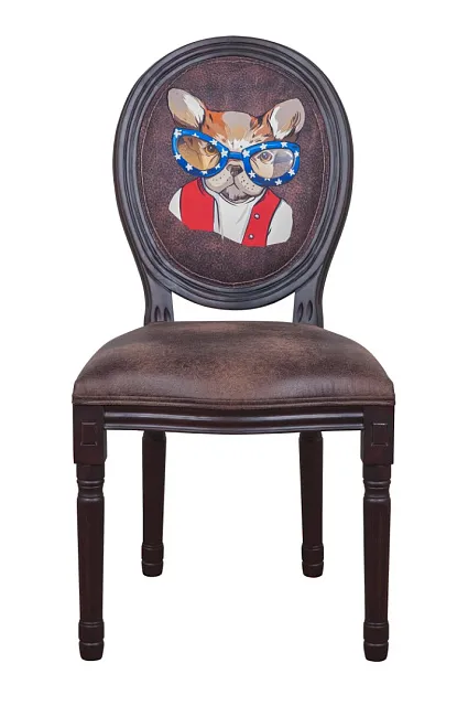 Стул Volker Brownie Bulldog Print в Краснодаре Стул Volker Brownie Bulldog Print в Краснодаре