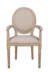 Мягкий стул с подлокотниками Volker Arm Orange Pinstripe в интернет-магазине в Краснодаре