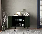 Комод с двумя дверками "Эмерсон (Emerson)" арт EM02/green/L №1