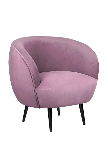Мягкое кресло Benee Pink на черных ножках в Краснодаре Мягкое кресло Benee Pink на черных ножках