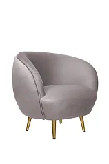 стильное Мягкое кресло Small Benee Grey в Краснодаре