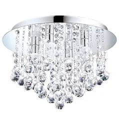 заказать 94878 Светодиодный потолочный светильник ALMONTE, 4х2,5W (G9), ?350, H230, IP44, сталь, хром/стекло, х в Краснодаре