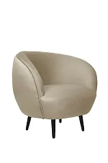 купить красивое Мягкое кресло Small Benee Taupe на черных ножках в интернет-магазине в Краснодаре