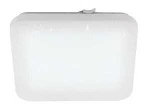 купить 900364 Настенно-потолочный светильник FRANIA-S, LED 14,6W, 1600lm, IP44, L330, H330, H70, сталь, белый/пластик с эффектом кристаллов, белый в интернет-магазине в Краснодаре