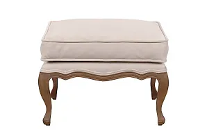 фото Дизайнерская банкетка Nitro Beige Ottoman V2 в интерьере в Краснодаре