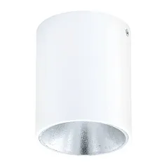 купить 94504 Светодиодный потолочный светильник POLASSO, 1х3,3W (LED), ?100, белый, серебряный в Краснодаре