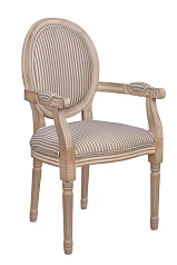 Мягкий стул с подлокотниками Volker Arm Orange Pinstripe на заказ в Краснодаре