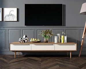 Консоль под TV "Bruni white" с ящиками арт BR-21WH в Краснодаре