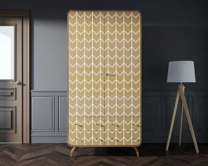 Шкаф в скандинавском стиле "Ellipse Print" с ящиками принт 1 арт EL15/print_01 в Краснодаре