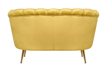 стильный Дизайнерский двухместный диван Pearl Double Yellow на заказ в Краснодаре