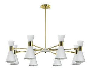 фото Люстра Elisium 8 White в интерьере в Краснодаре