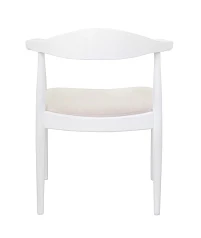 купить стильный Мягкий стул с подлокотниками Carlo White в Краснодаре