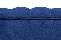 Низкое кресло ракушка Pearl синий в интернет-магазине в Краснодаре