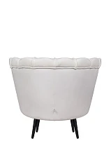 купить Кресло ракушка Pearl Beige на черных ножках в Краснодаре