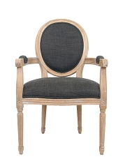 фото Мягкий стул с подлокотниками Diella Black в Краснодаре