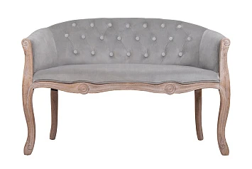 красивый Двухместный дизайнерский диван Kandy Double Grey Velvet в интернет-магазине в Краснодаре
