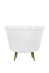 купить стильное Низкое кресло ракушка Pearl White в интернет-магазине в Краснодаре