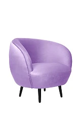купить стильное Мягкое кресло Small Benee Purple на черных ножках в интернет-магазине в Краснодаре