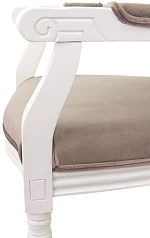 купить красивые Мягкий стул с подлокотниками Volker Arm Taupe в интернет-магазине в Краснодаре