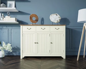 стильный Бежевый комод Olivia 3 ящика/3 двери арт GA6005C на заказ в Краснодаре