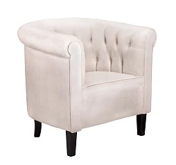 купить стильное Низкое кресло Swaun Beige Velvet в интернет-магазине в Краснодаре