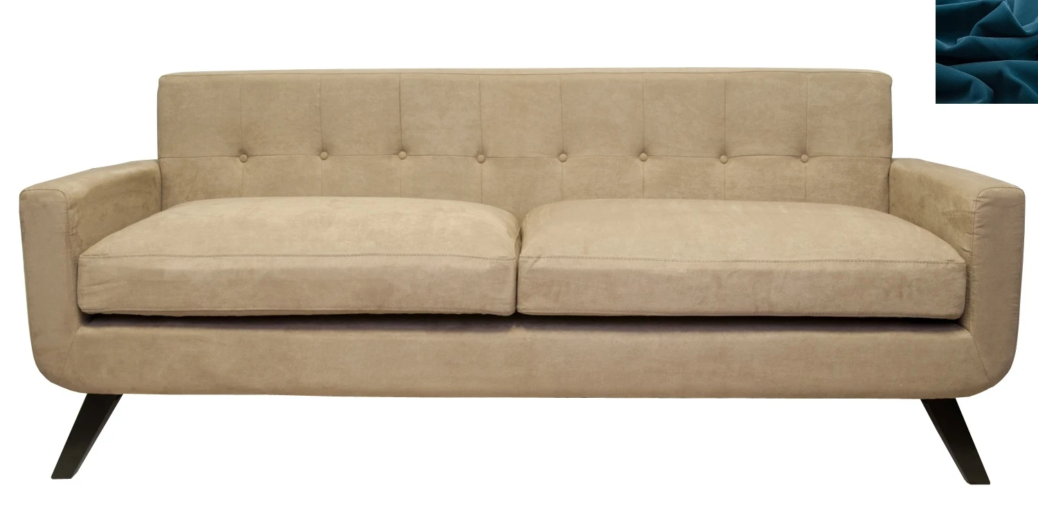 фото Диван скандинавский на ножках Uter синий в интерьере в Краснодаре