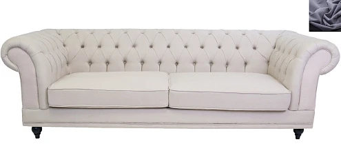 стильный Диван мягкий арт-деко Neylan темно серый на заказ в Краснодаре