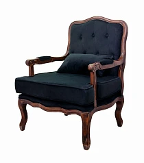 купить Полукресло в стиле модерн Nitro Button черное в Краснодаре