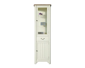 Узкий шкаф-витрина "Olivia" в бежевом цвете арт GC2005C в интернет-магазине в Краснодаре